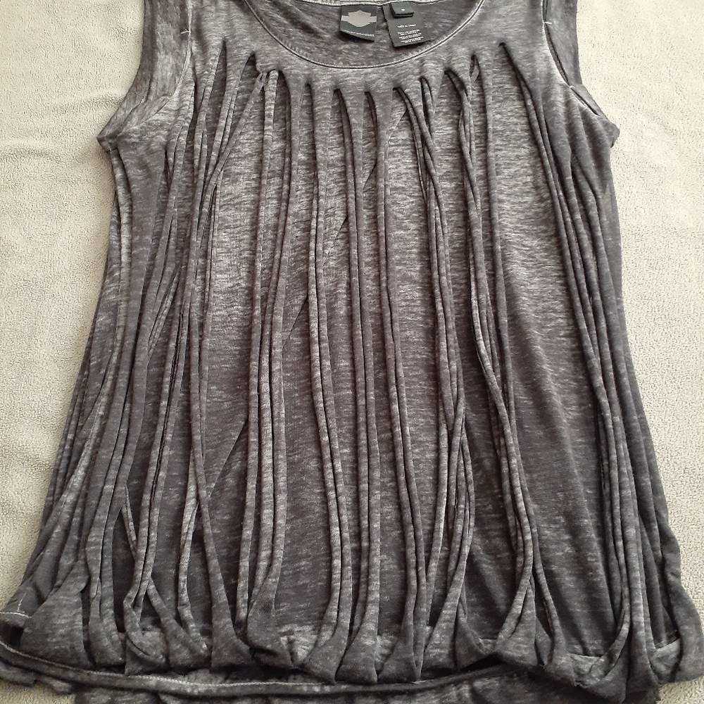 NWOT Harley cut up top, Small